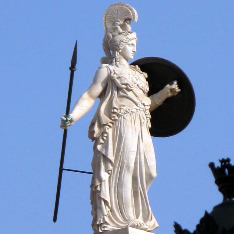 Athena column Academy of Athens